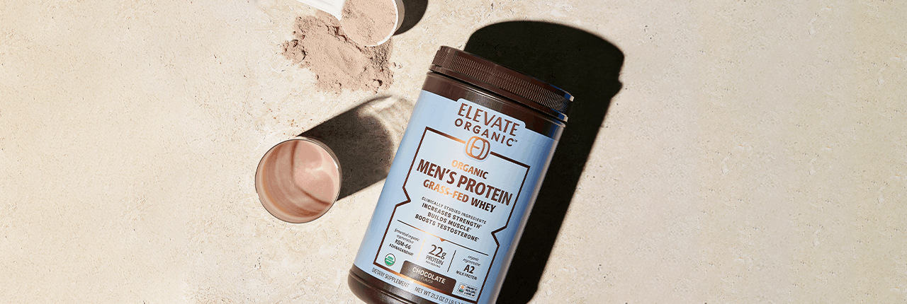 The Best Mocha Cold Brew Muscle Shake Recipe with Chocolate Whey Protein Powder for Men