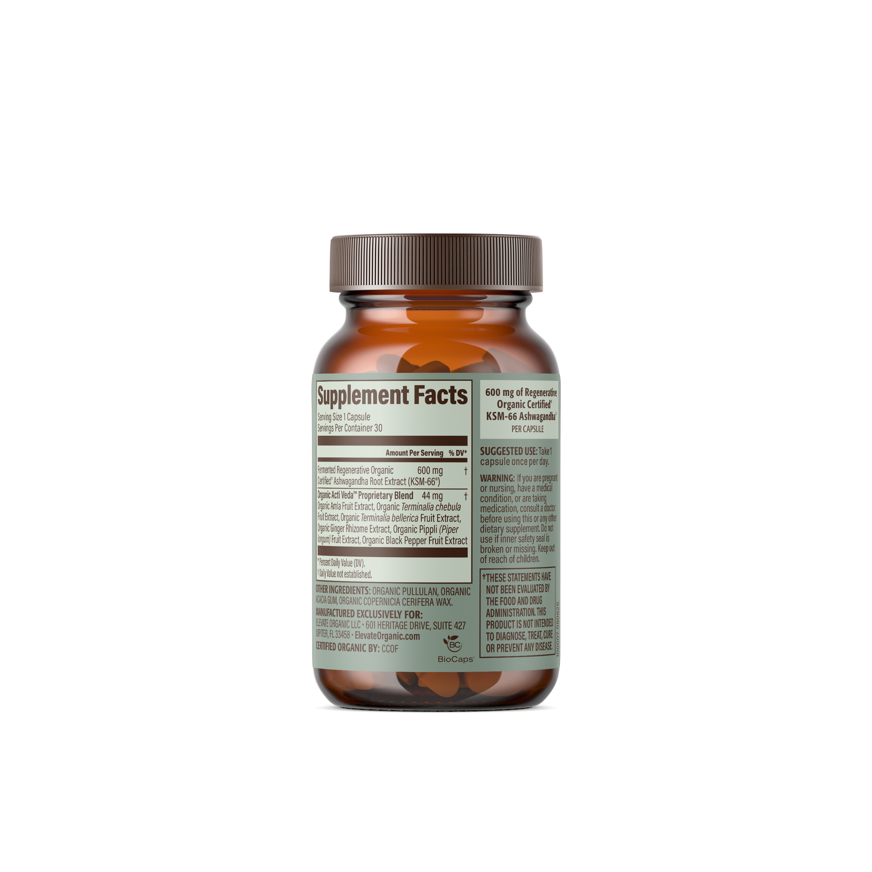 Ashwagandha Capsules - 30 Servings