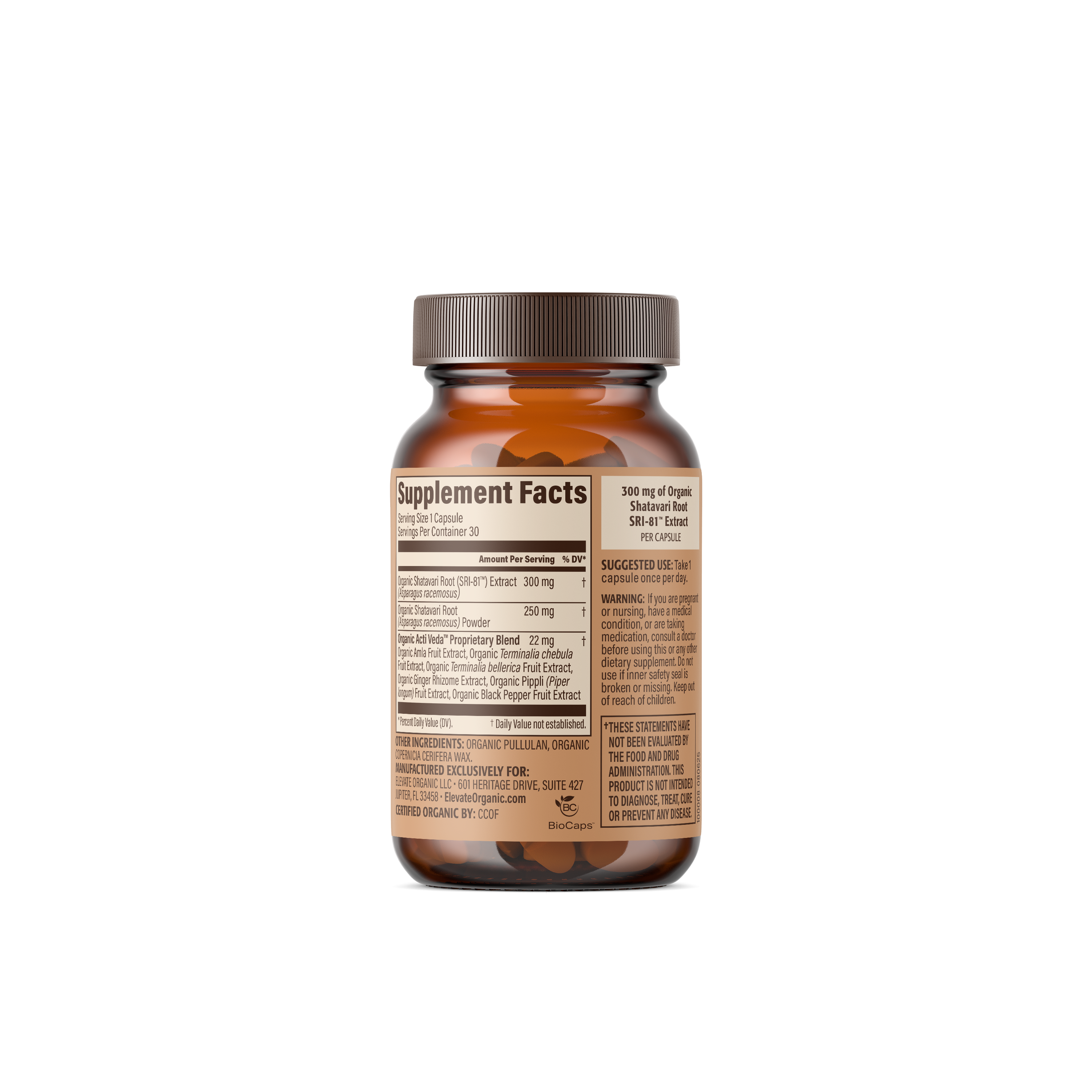Shatavari Capsules - 30 Servings
