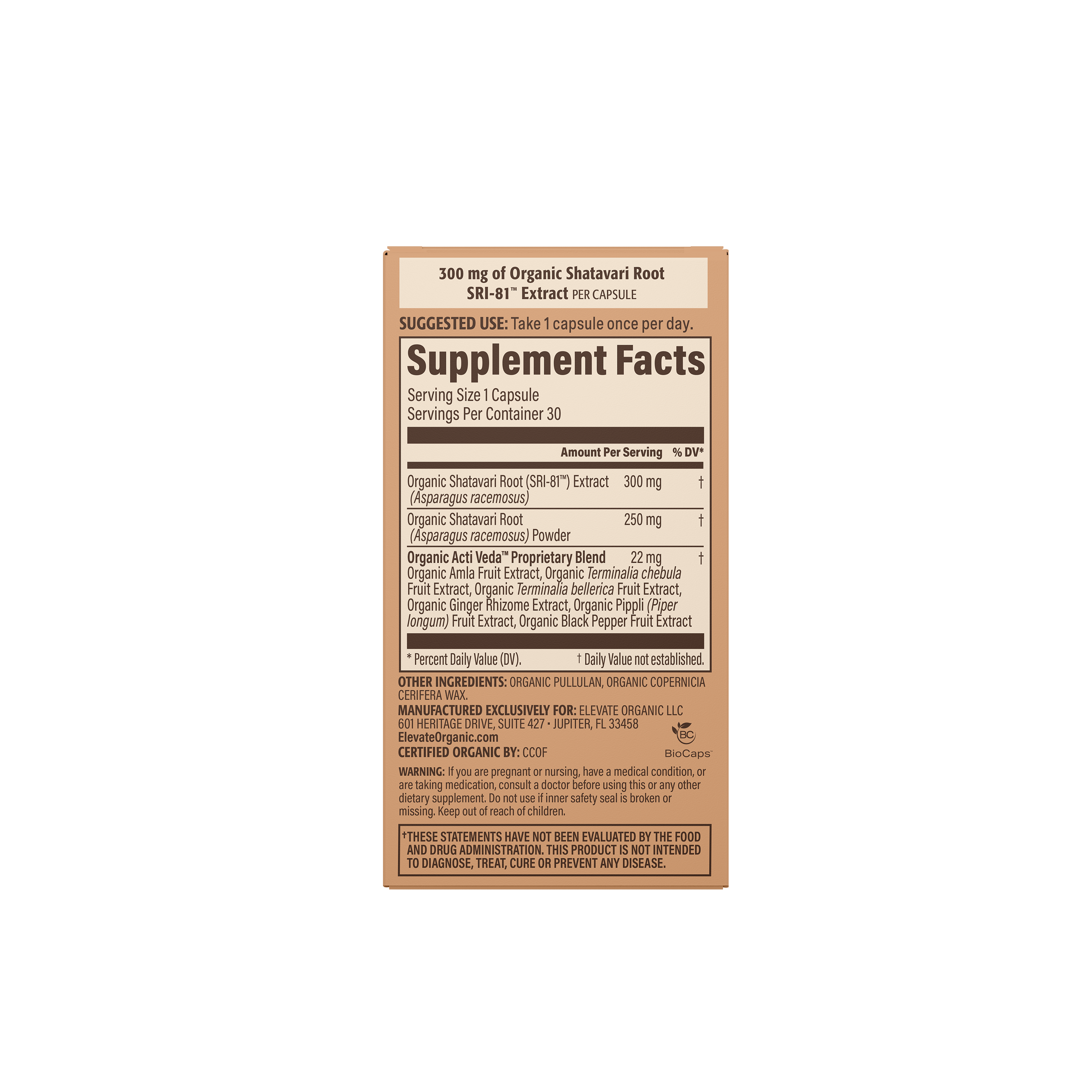 Shatavari Capsules - 30 Servings