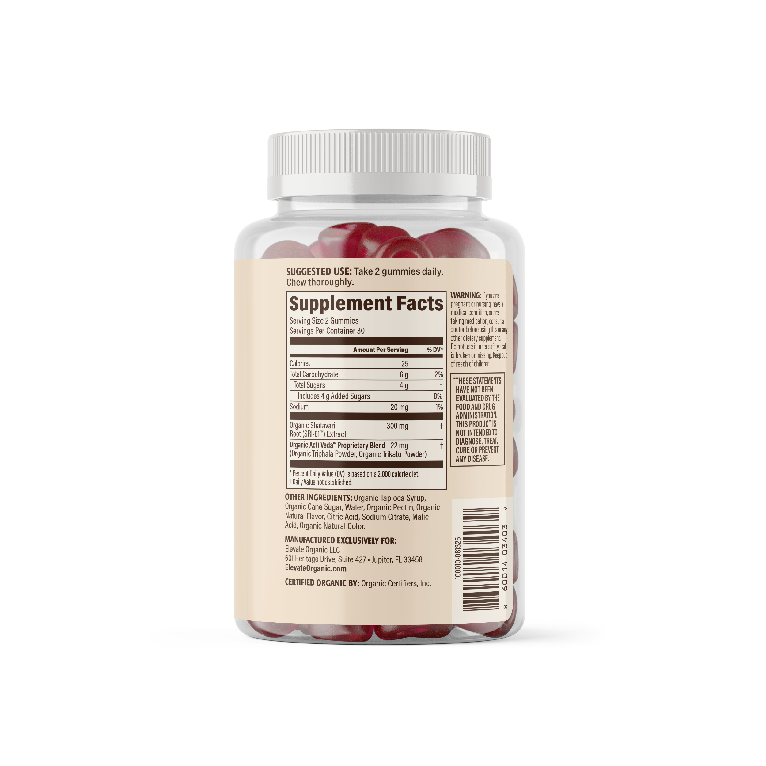 Shatavari Gummies - 30 Servings