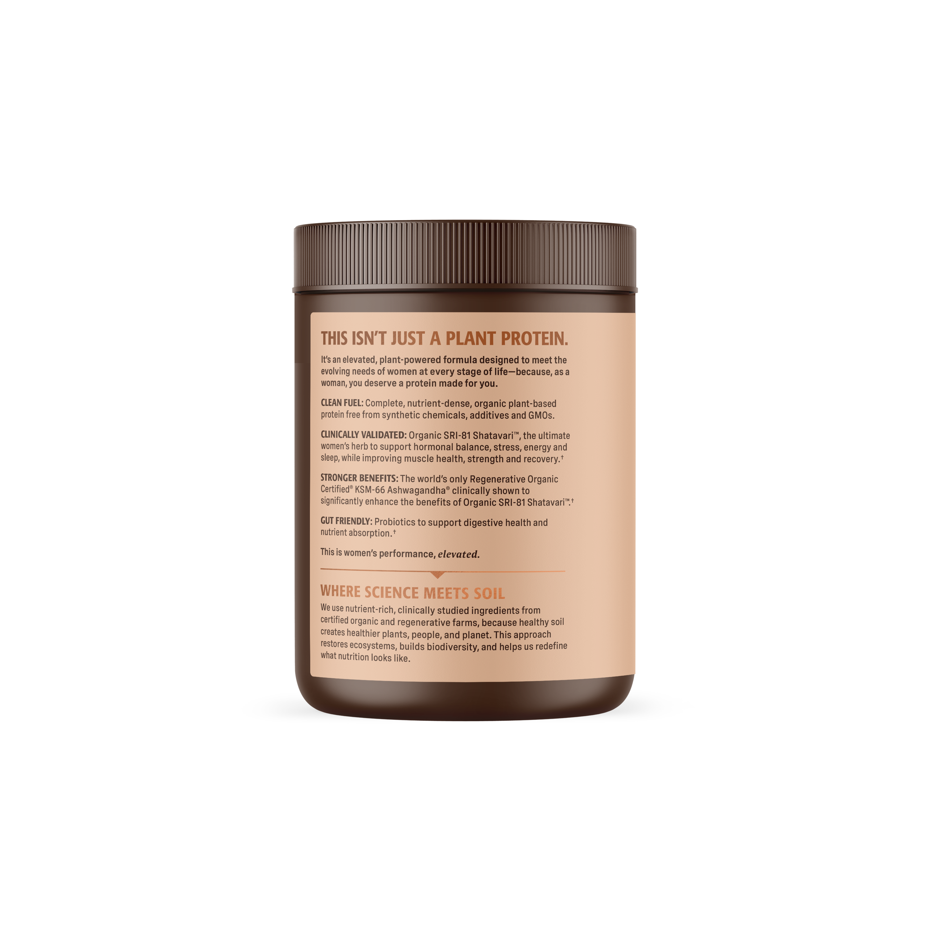 COMING SOON: Organic Women's Protein Plant-based Powder - 18 Servings