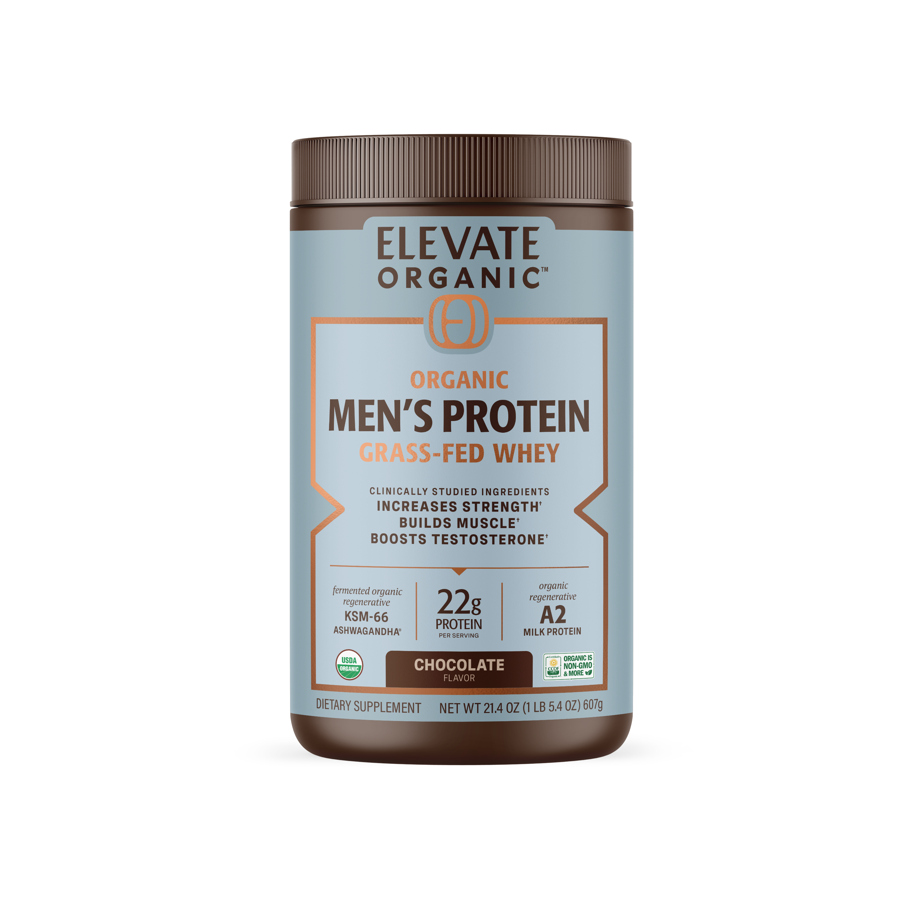 COMING SOON: Organic Men's Protein Grassfed Whey Powder - 18 Servings