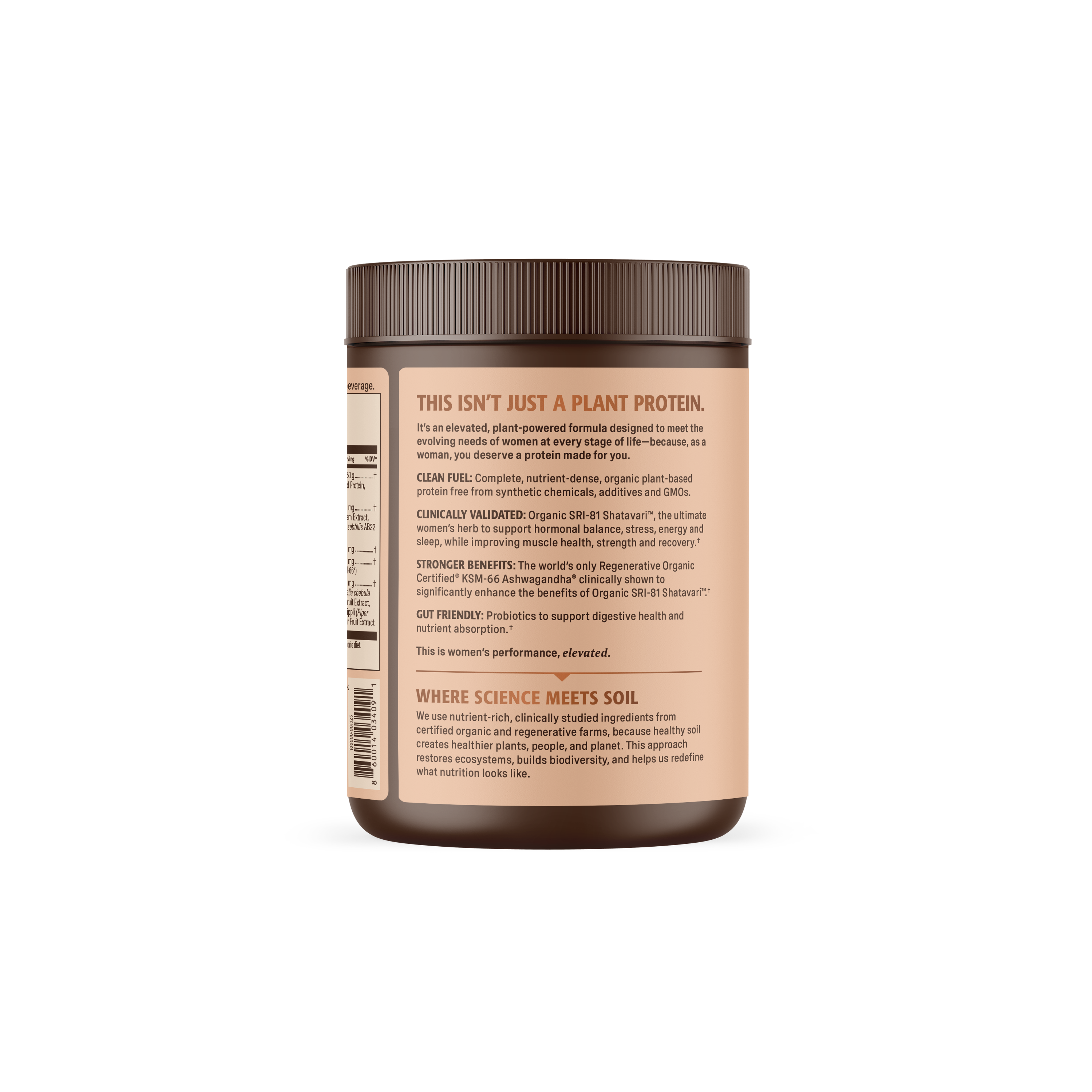 COMING SOON: Organic Women's Protein Plant-based Powder - 18 Servings