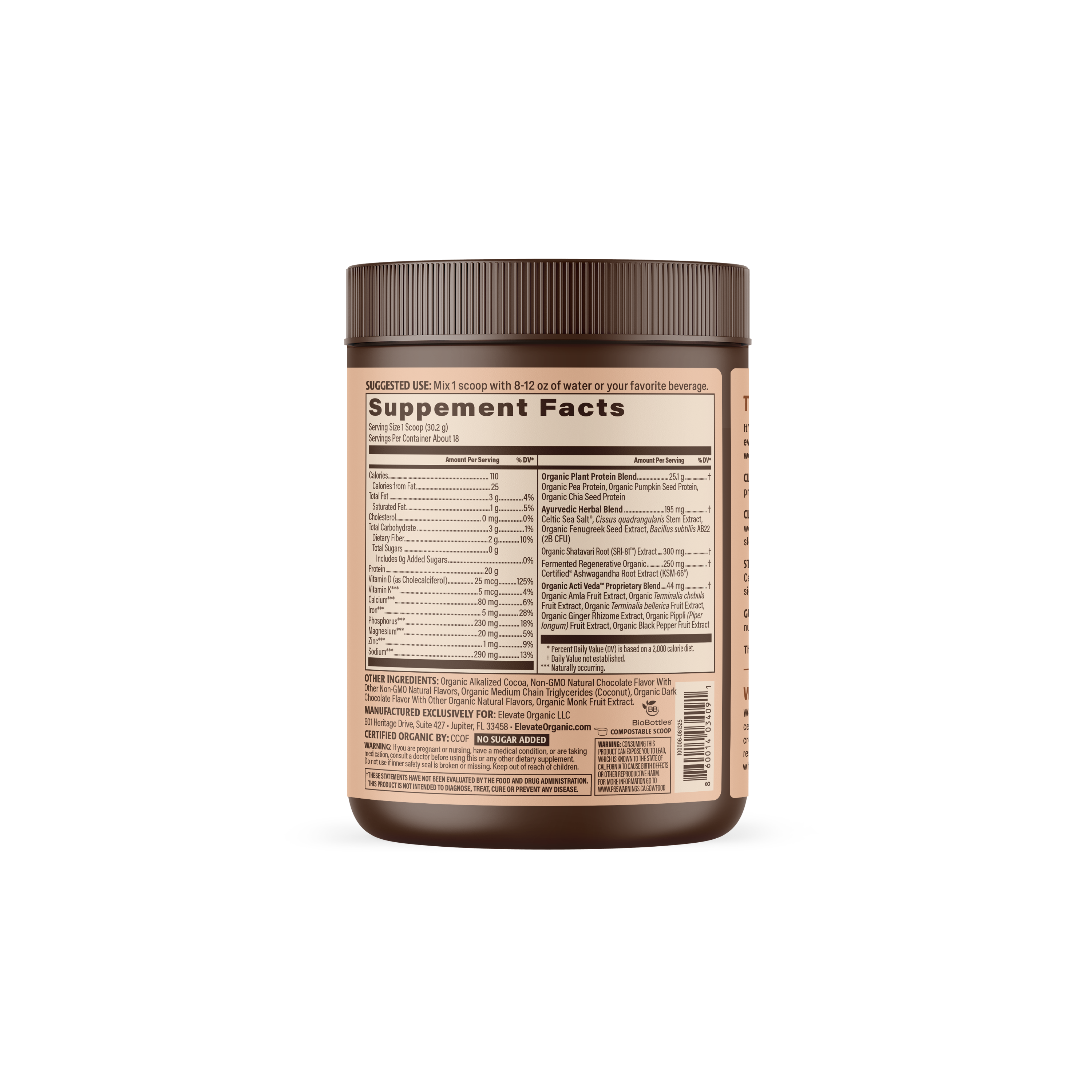 COMING SOON: Organic Women's Protein Plant-based Powder - 18 Servings