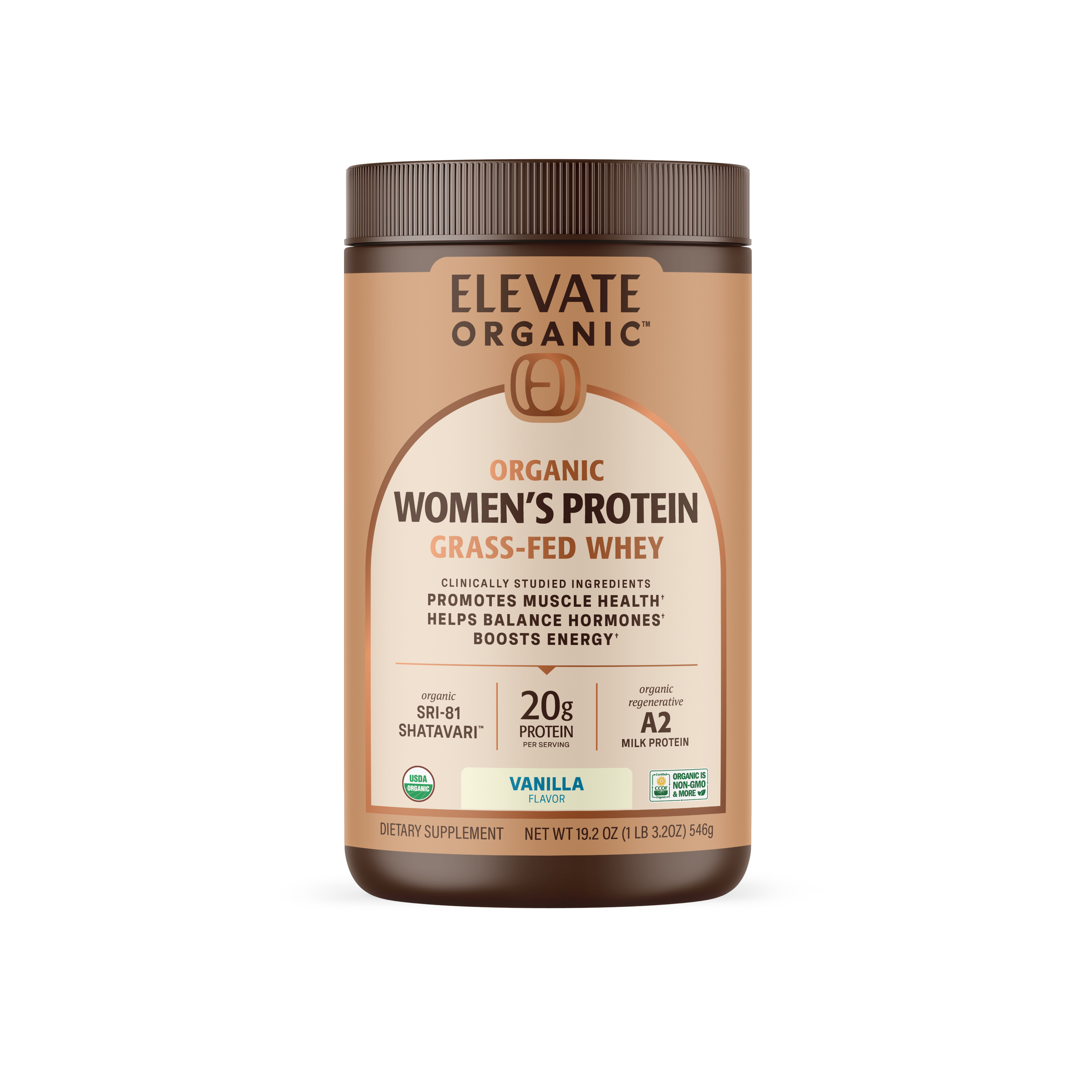 COMING SOON: Organic Women's Protein Grassfed Whey Powder - 18 Servings