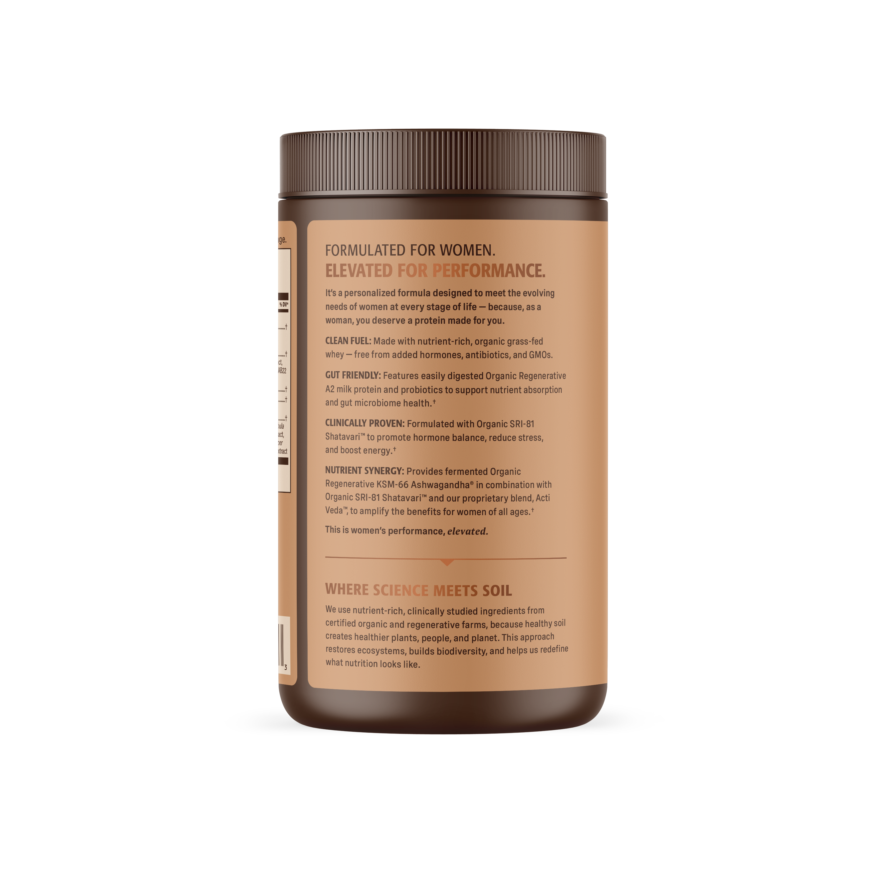 COMING SOON: Organic Women's Protein Grassfed Whey Powder - 18 Servings