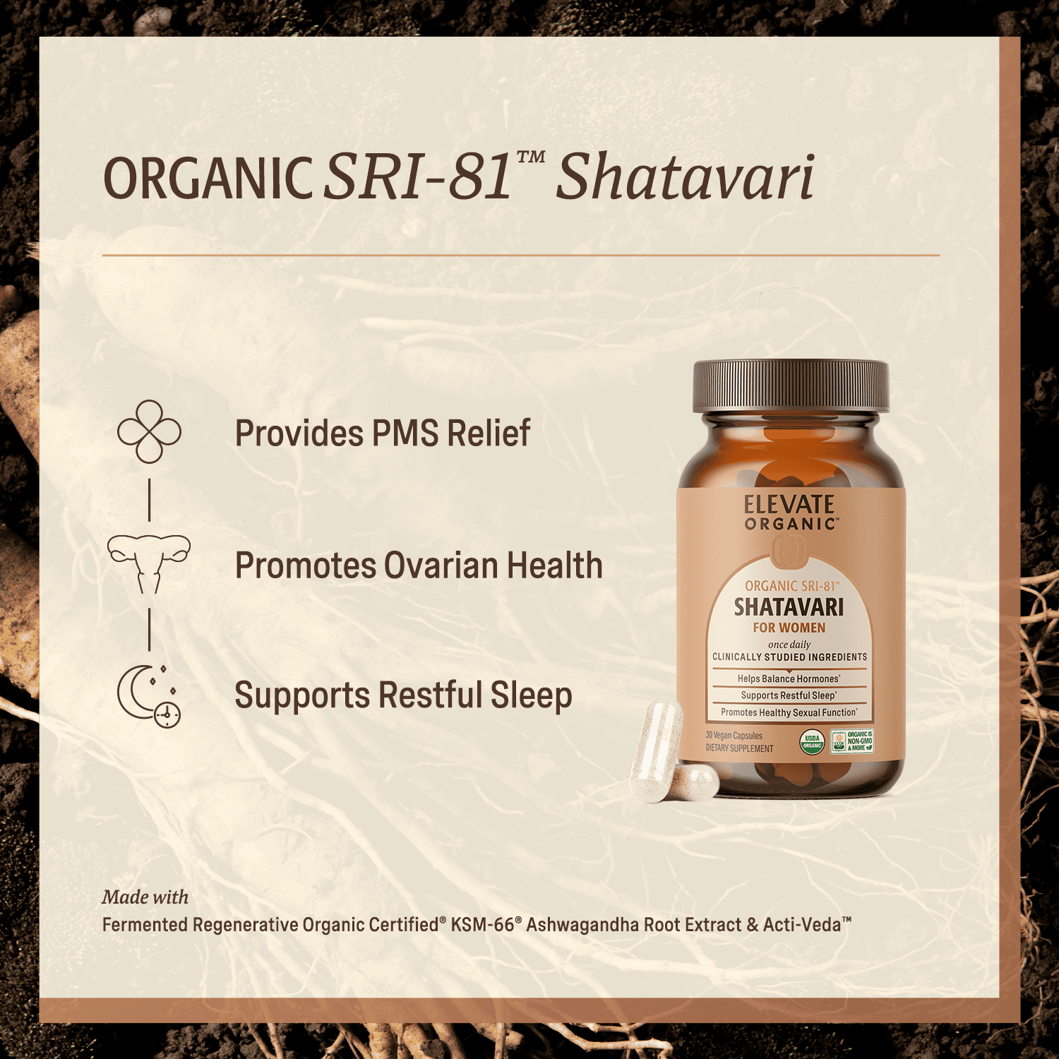 Shatavari Capsules - 30 Servings