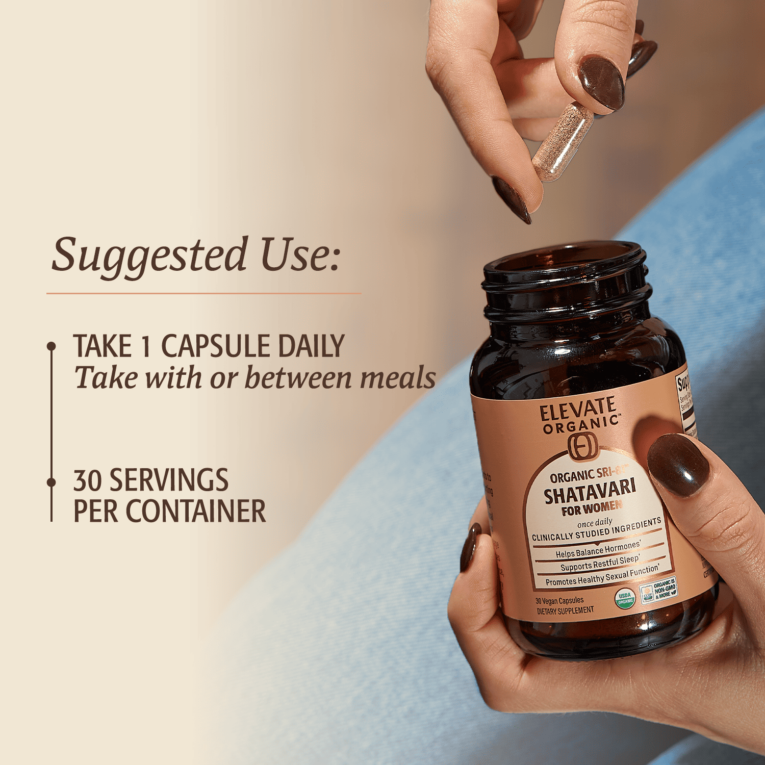 Shatavari Capsules - 30 Servings