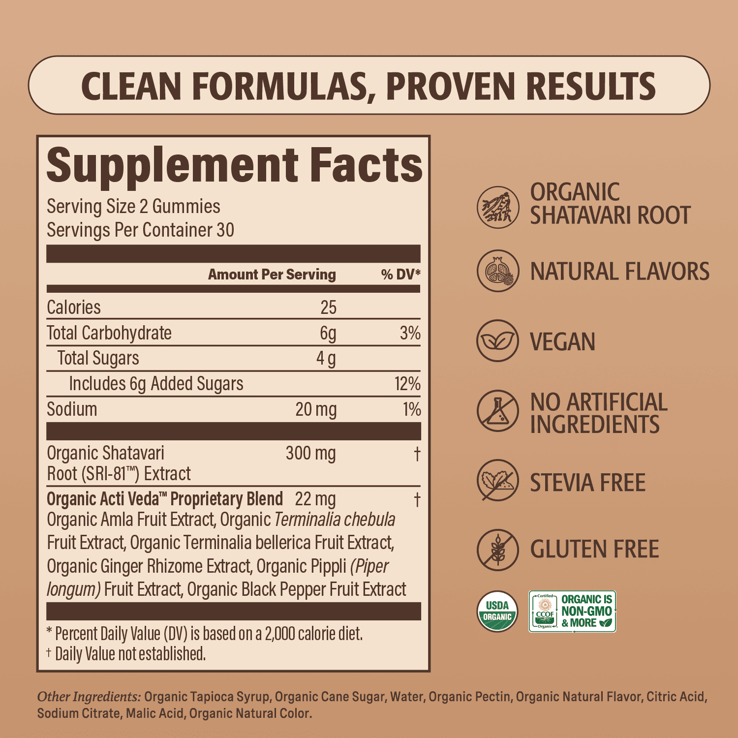 Shatavari Gummies - 30 Servings