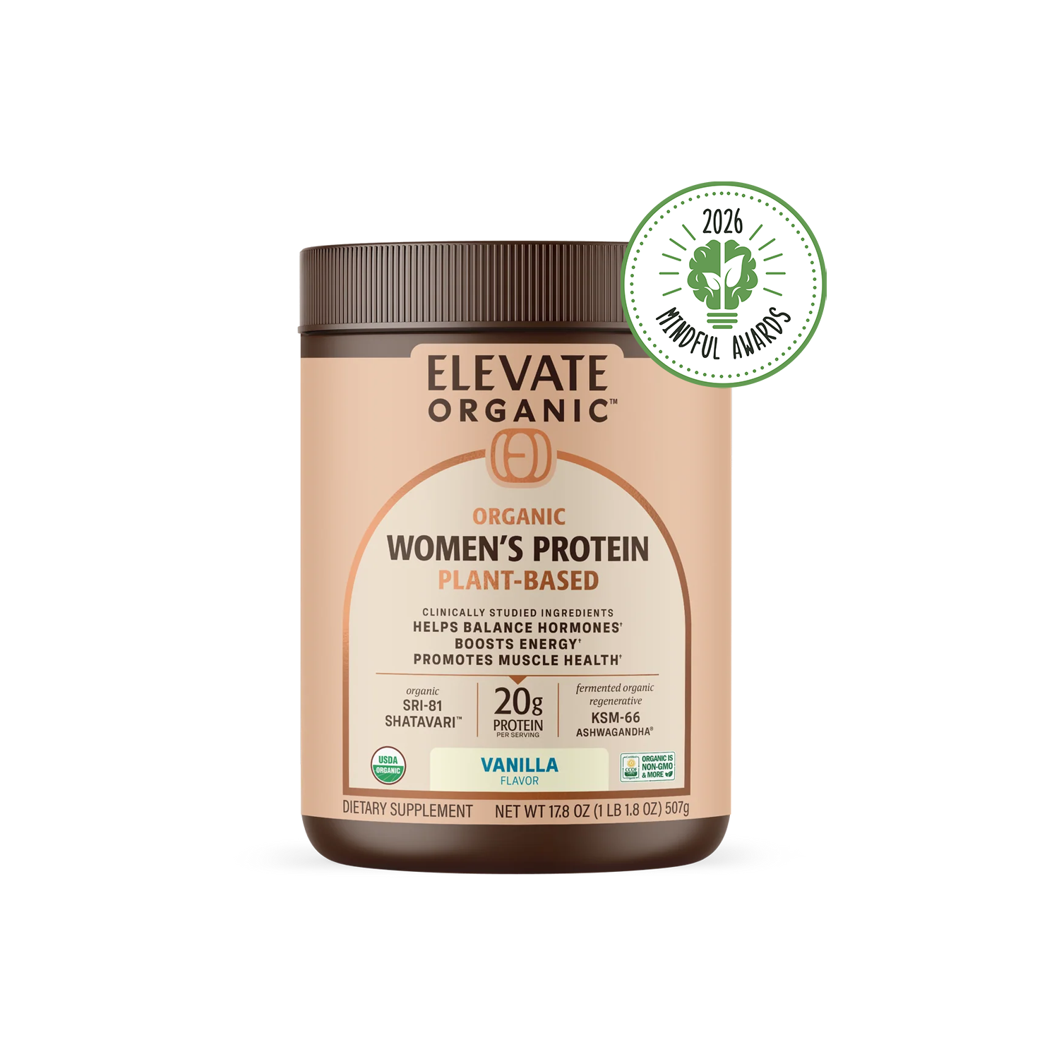 Organic Women's Protein Plant-based Powder - 18 Servings