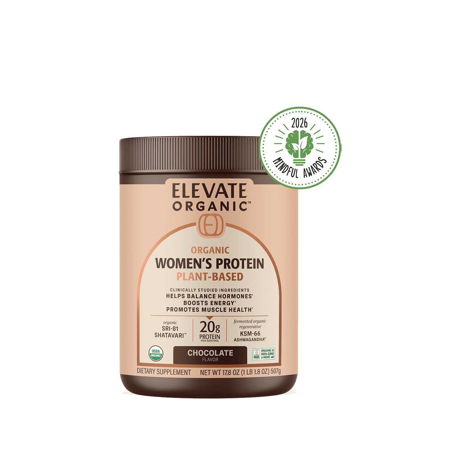 Organic Women's Protein Plant-based Powder - 18 Servings