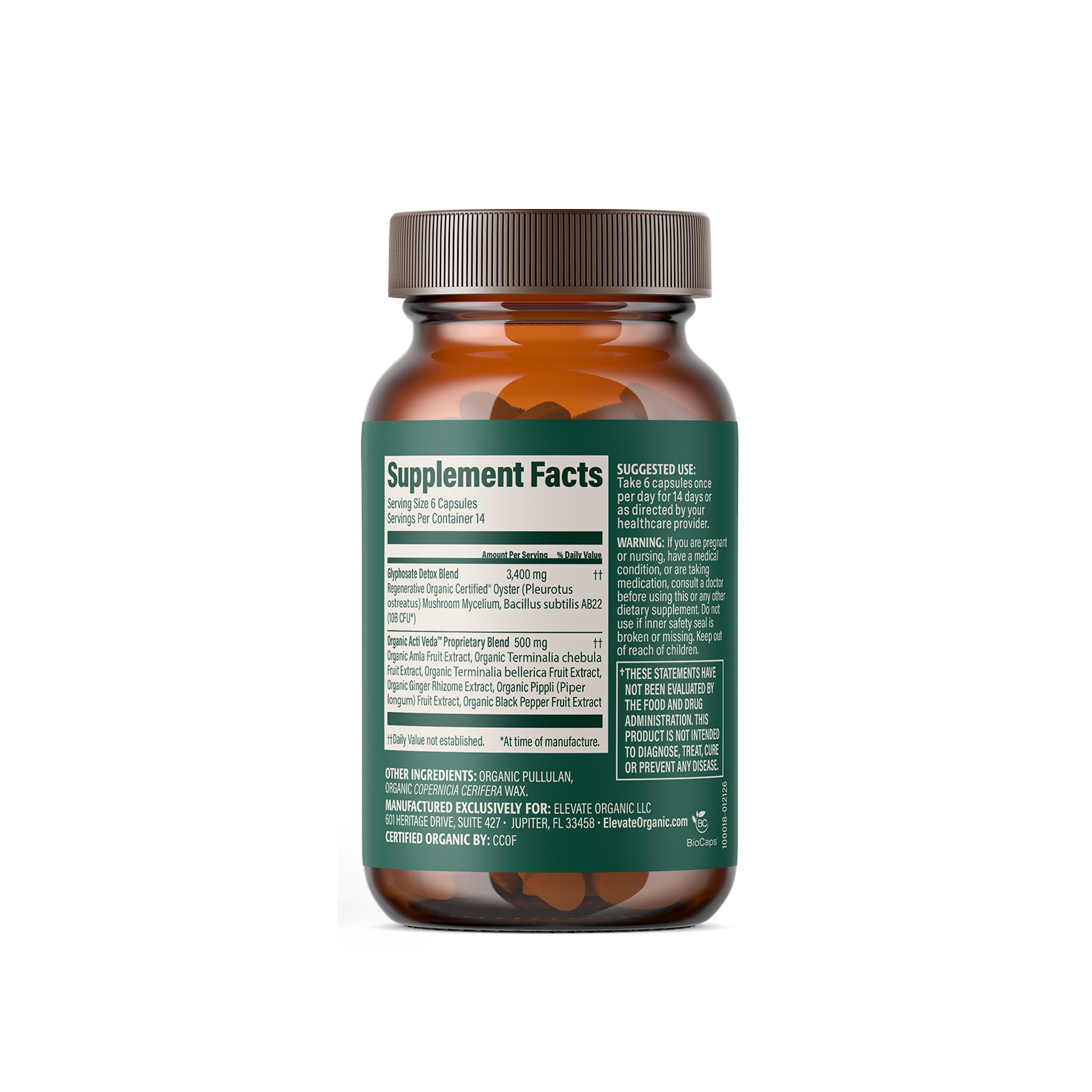 Glyphosate Detox Capsules - 14 Servings