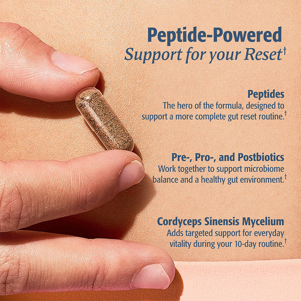 10-Day Gut Reset Probiotic Capsules - 10 Servings