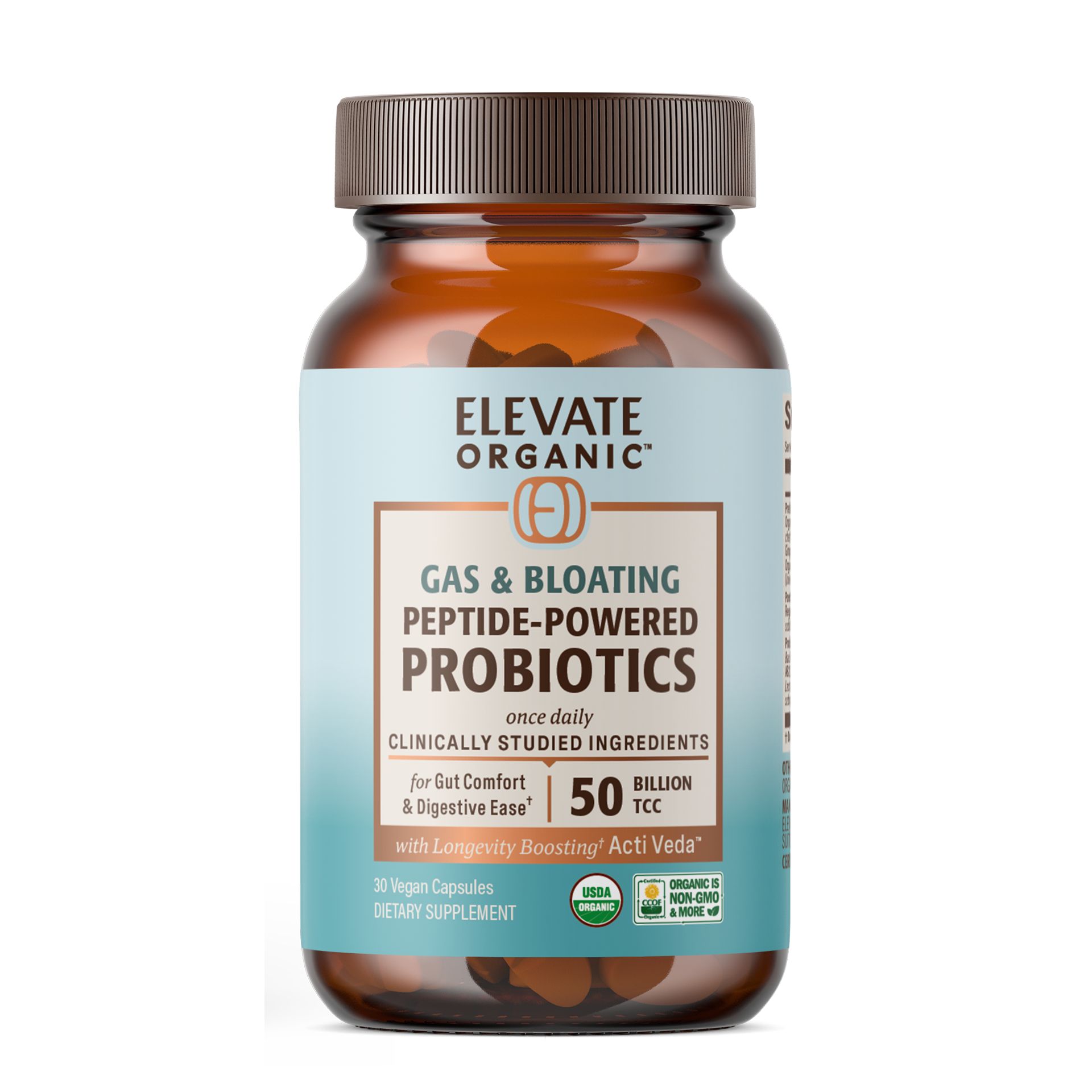 Gas & Bloating Probiotic Capsules - 30 Servings