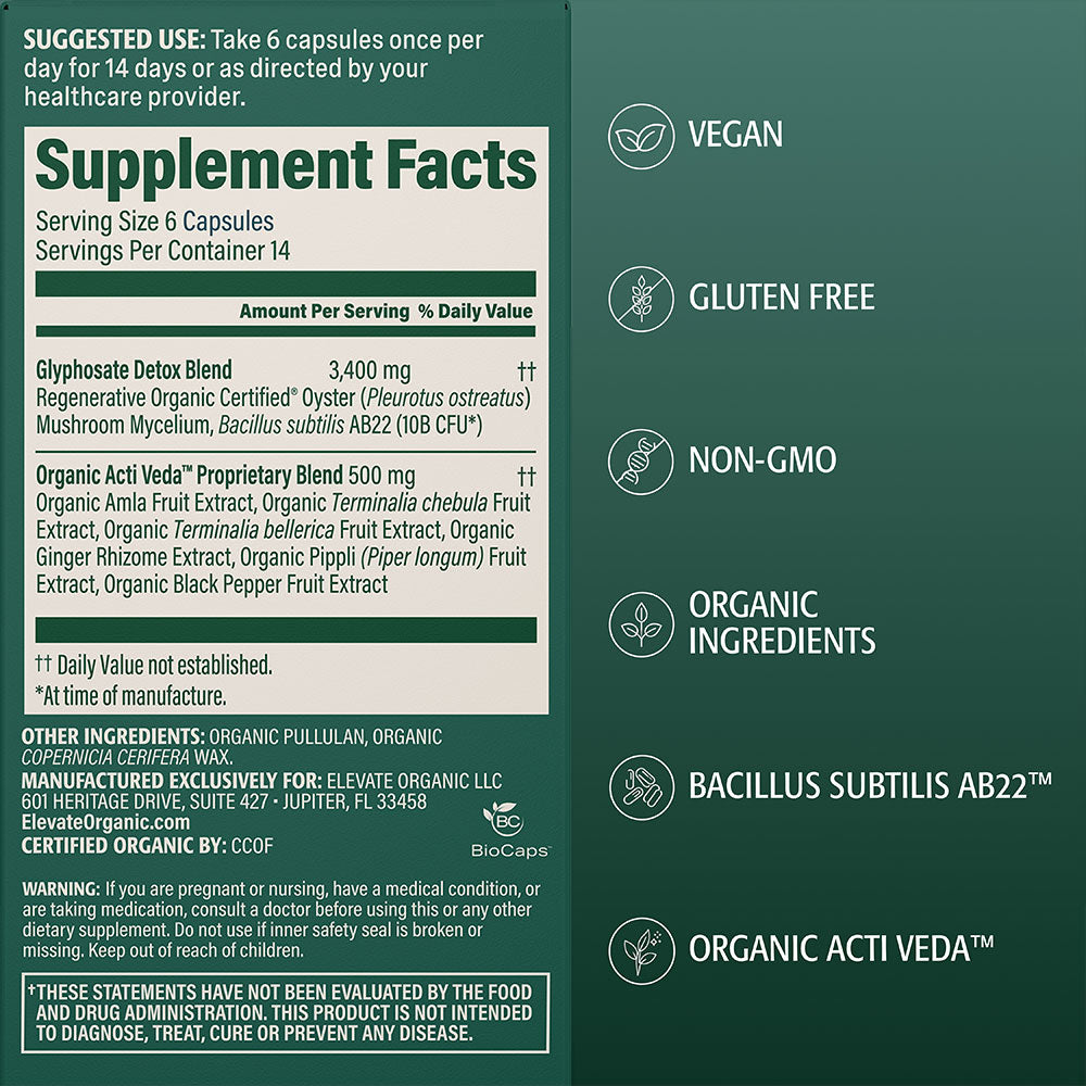 Glyphosate Detox Capsules - 14 Servings